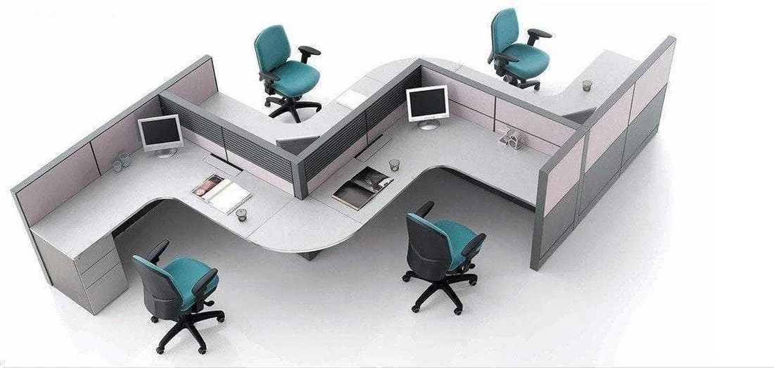 Elegance Design Workstation for 4 person
