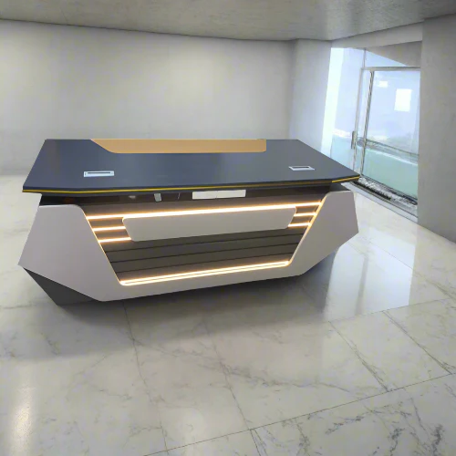 Modern Executive Office Desk 2-Meter - Image 2