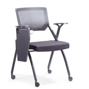 Training Chair on wheel With Writing Pad ash