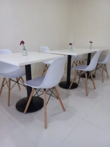 Solid dining - lounge table