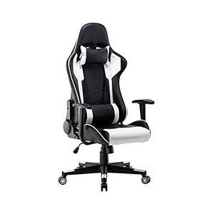 Office Chair Leather Gaming Chairs Footrest Recliner - Image 2
