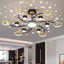 Chandelier with bubble shapes